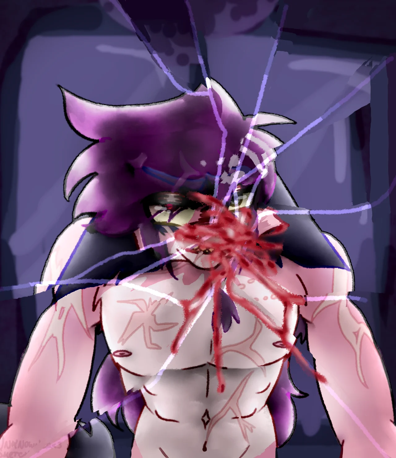 Blood warning: Arkadaşa gift art