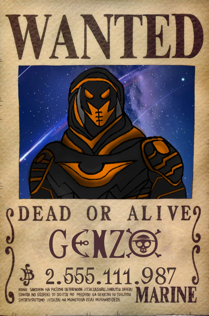 Genzo Wanted Poster