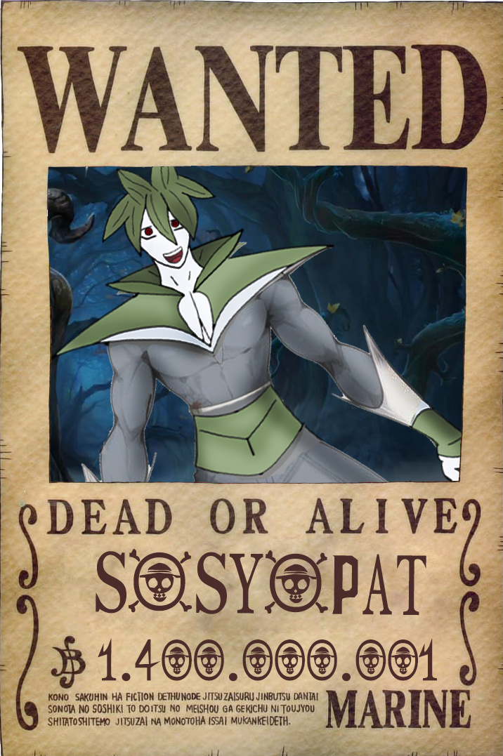 Sosyopat Wanted Poster