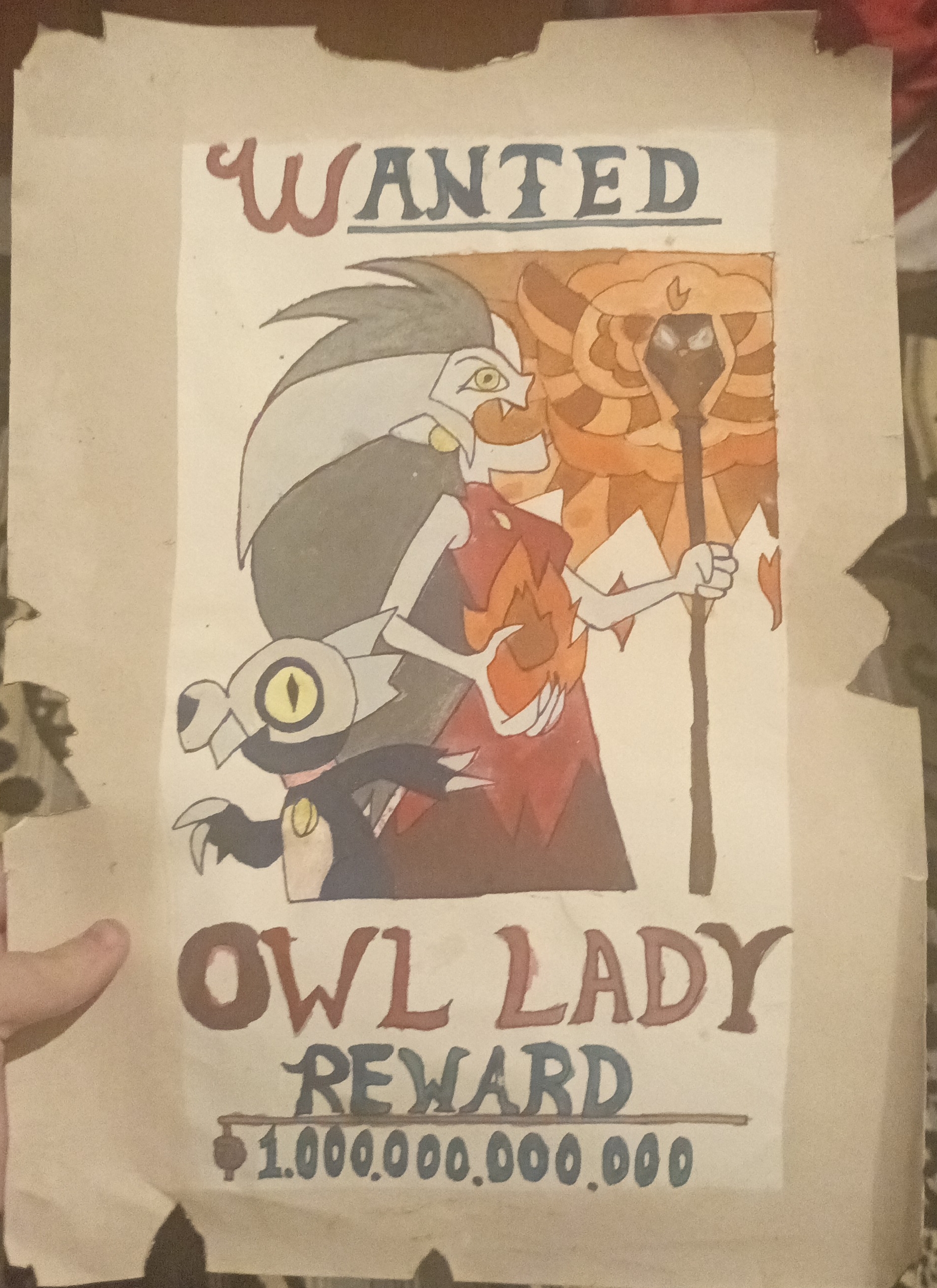 Baykuş Kadın-Poster