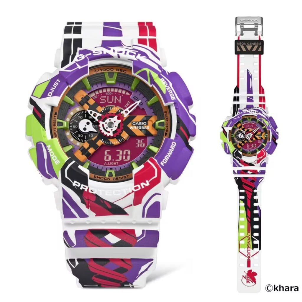 Evangelion 30. Yıldönümü İşbirliği Casio G-Shock Watch