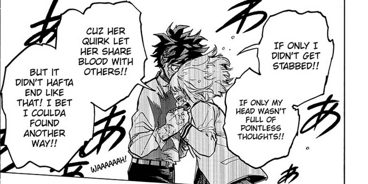 Deku ve Uraraka Kahraman Academia'da Bölüm 429