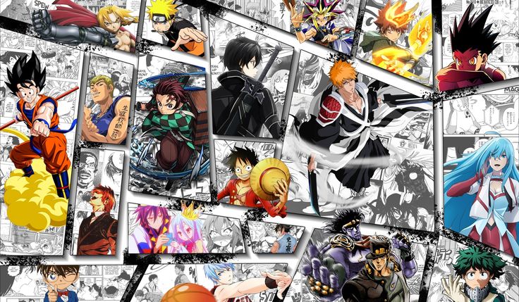 Karışık Shonen Anime Karakterleri